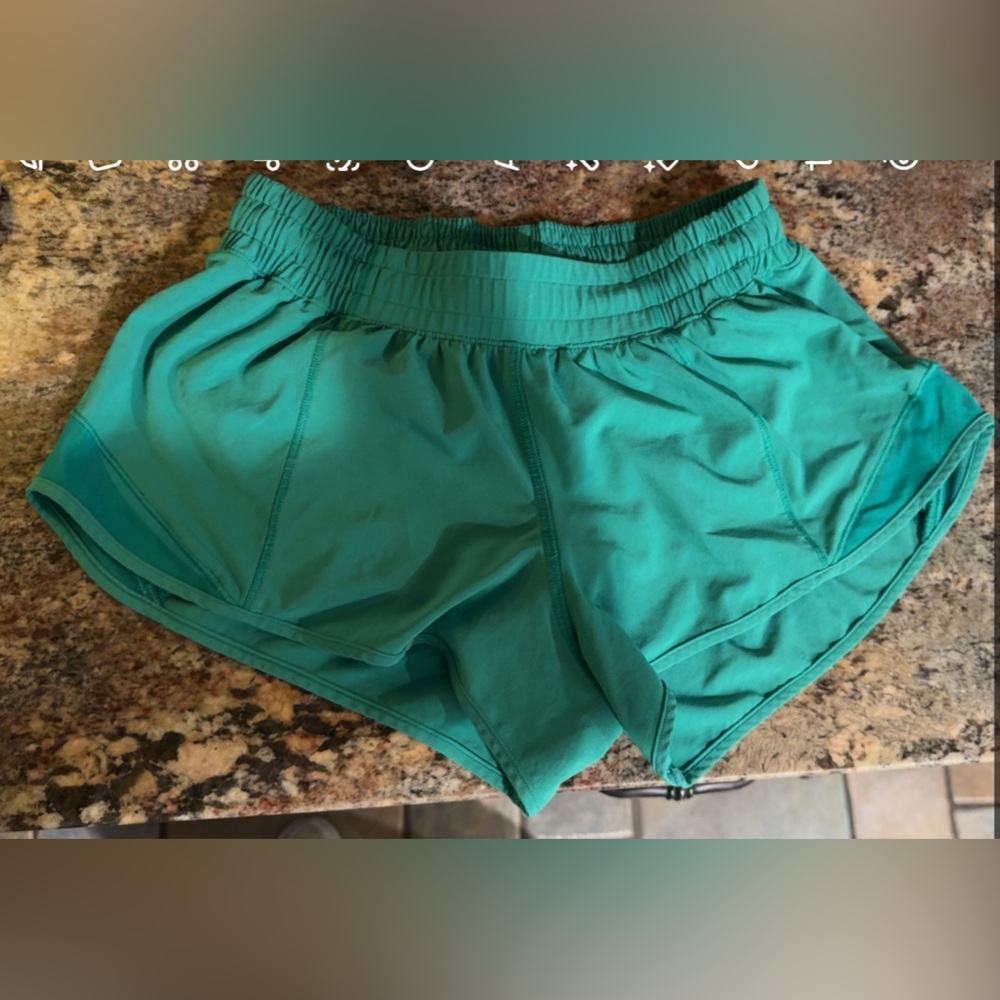 Lululemon Athletica Green Athletic Shorts